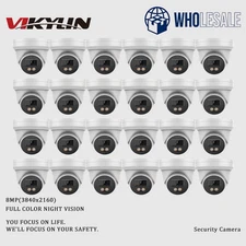 Wholesale VIKYLIN 4K 8MP 24/7 Full Color Turret IP Camera Built-in MIC Outdoor
