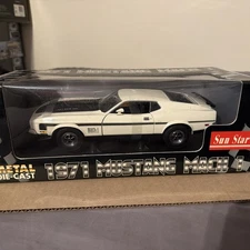Sun Star Die Cast 1971 Ford Mustang Mach 1    1:18 scale - Mint Sealed