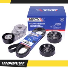 Serpentine Accessory Belt Drive Component Kit For Ford Explorer F150 Expedition