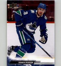 2022-23 Upper Deck Tanner Pearson #179 Vancouver Canucks