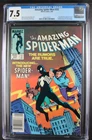 AMAZING SPIDER-MAN  #252  "BLACK COSTUME" NEWSSTAND  CGC 7.5  4025275014