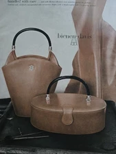 1953 Womens Herbert Bienen Davis Calf Purse Handbags vintage Fashion ad