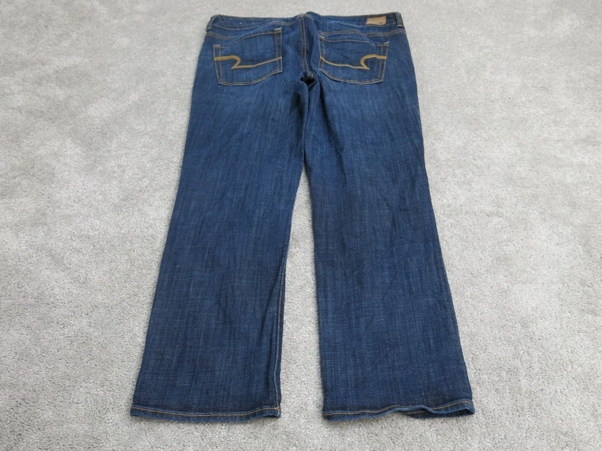 American Eagle Outfitters Womens Jeans Denim Straight Leg Mid Rise