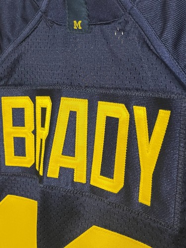 TOM BRADY Authentic Michigan Football Game cut Jersey size 46 - Picture 5 of 7