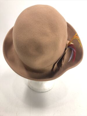 VINTAGE Geo. W. Bollman & Co. 100% wool Excello ha Excello By Geo W. Bollman & Co Inc Vintage 100% Wool Hat  main image 4