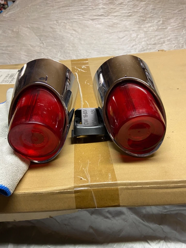 Dodge 1959 luces traseras de coche biseles cromados lentes personalizadas Royal Lancer Coronet Foto 3 de 4