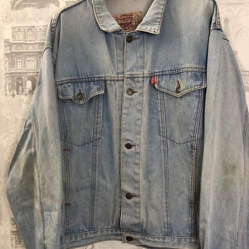 Chaqueta vaquera vintage Levi’s 501 X 8/azul XXL/rara capital E/pestaña roja - Imagen 2 de 11
