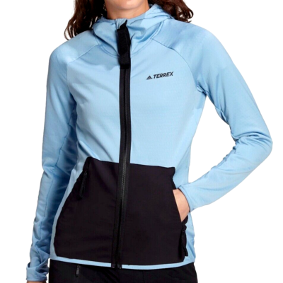 Adidas Terrex Giacca Pile Donna Esterno da Corsa Migrare Mezza