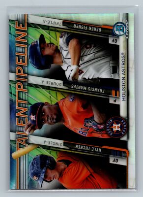 2017 Bowman Talent Pipeline Kyle Tucker Martes Fisher #TP-HOU Houston Astros