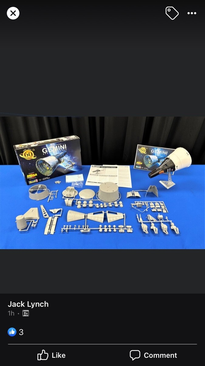 Revell Gemini Space Capsule 60th Anniversary Edition 1/24