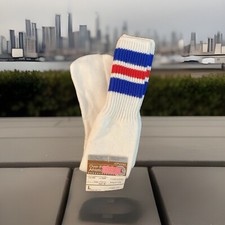 Vintage JC Penny Over The Calf Athletic Sock 18  Length