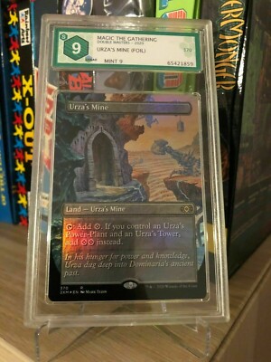URZA'S MINE FOIL GRADED 9 MAGIC THE GATHERING MTG DOUBLE MASTERS MARK TEDIN