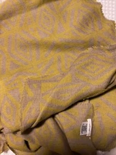 Wilfred Free Grey Chartreuse Wool Blanket Scarf Shawl Wrap  55x65