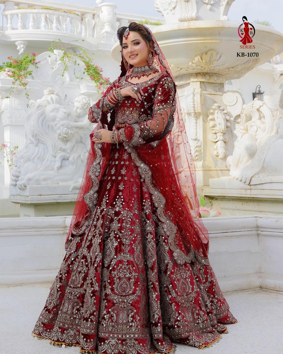 Heavy Dulhan Best Lehenga Heavy Bridal Lehenga Indian Fashionable