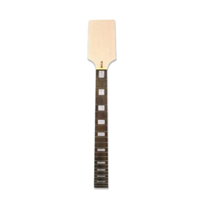 Yinfente Bass Guitar Neck Maple 22 Fret Rosewood Fretboard Block Inlay 32 inch