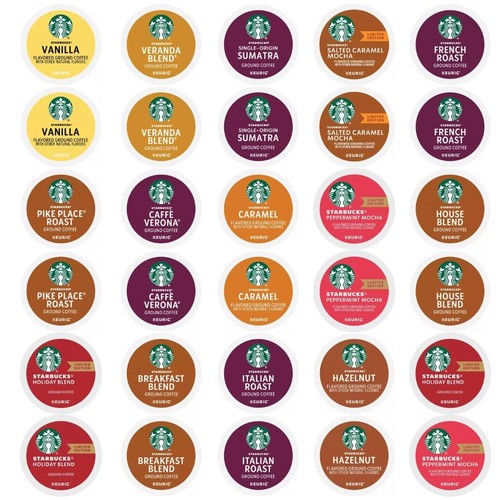 30 Count—Starbucks Variety Pack Sampler K-Cup Coffee Pods—Including Starbucks... - Picture 3 of 6