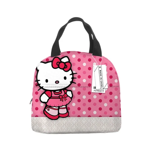 Sanrio Hello Kitty Lunch Bag Insulated Student Snack Picnic Food Storage Bag - Picture 50 of 56