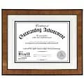 Malden 8.5x11 Burlwood Document Frame