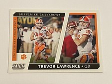 2021 Panini Score Football Collegiate Champions - Trevor Lawrence - Clemson