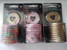 The Happy Planner Expander Plastic Discs Sherbet Rainbow - Blush or Gold U Pick