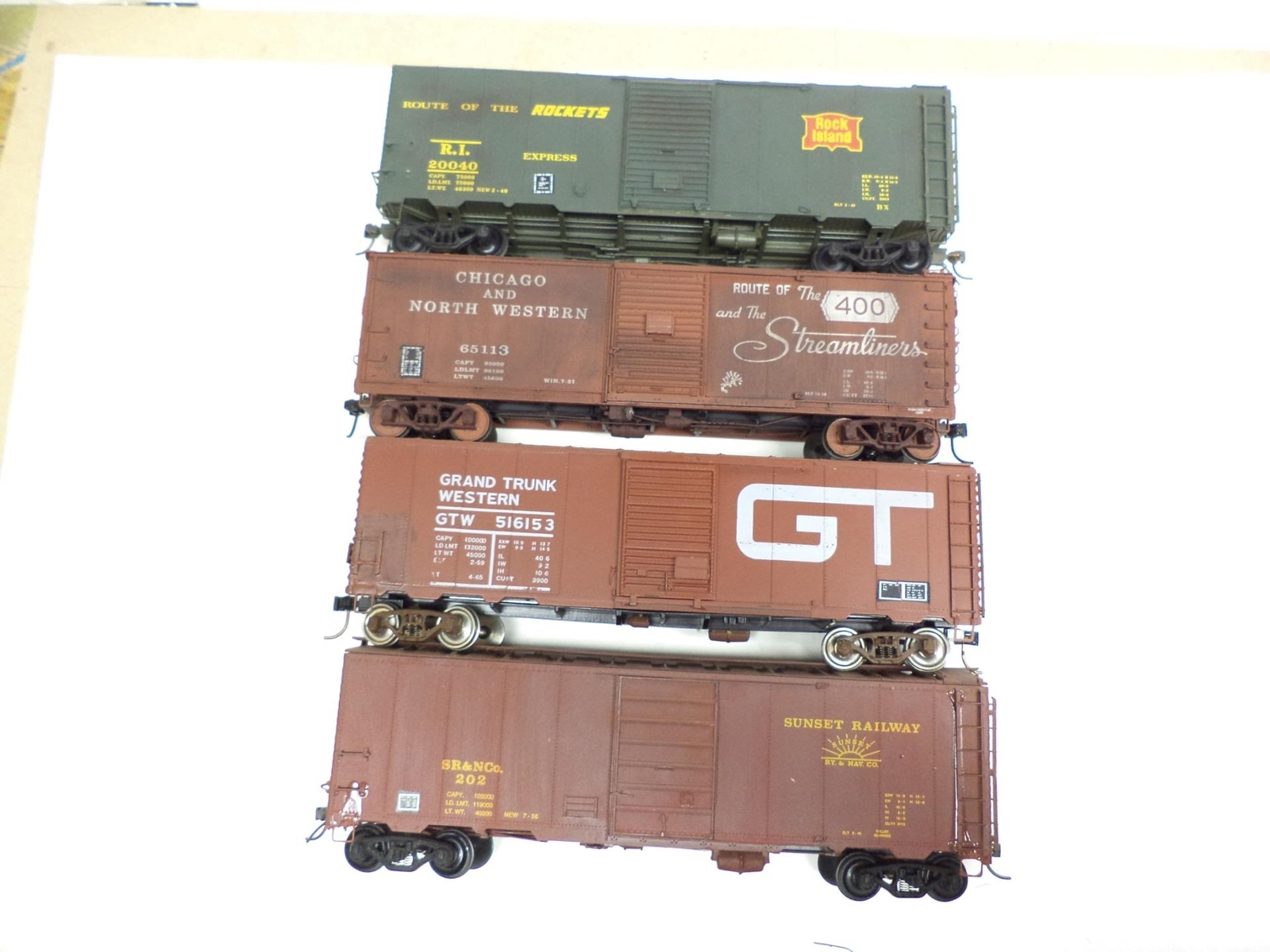 American Models/others S scale Freight cars(4), Rock Island +, gc eBay