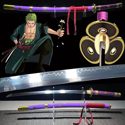 Best Quality Roronoa Zoro Katana, Yama Enma Anime Samurai Cosplay Samurai Sword