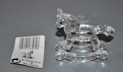 Swarovski Crystal Figurine Rocking Horse 7479 NR 000 001 | eBay