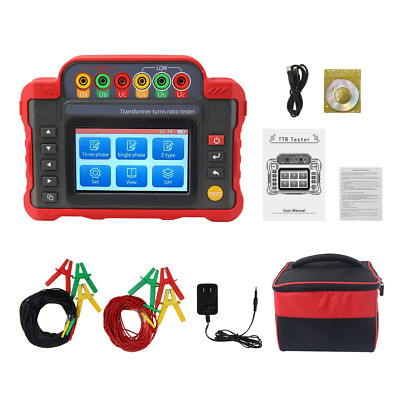 TTR Tester For Three Phase Single-phase Transformers PT CT Ratio Group Testing