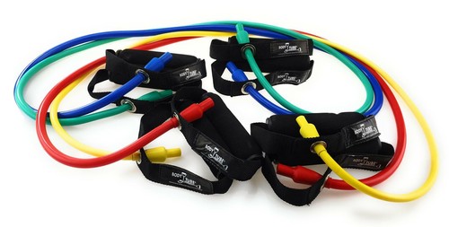4er Set Dittmann Body Tube Fitnessbänder Gymnastikband Expander Fitnessband - Bild 2 von 3