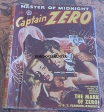 1950 CAPTAIN ZERO VOL#1 #2 OF SHORT SERIES POPULAR PUBLISHING PULP MAGAZINE