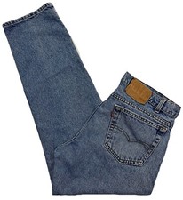 vintage 90s LEVI  S 506 Denim Jeans Mens 36x31 made USA Straight Leg