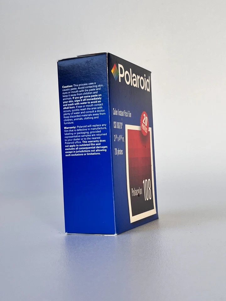 Polaroid 108 Type Color Film TWIN PACK - REFRIGERATED SINCE NEW! (20 exposures)  - Image 2 of 4