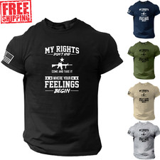 American 2nd Amendment T Shirt, Constitution, USA, Flag, Veteran, Freedom, 2A