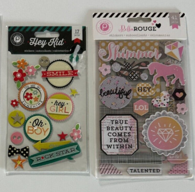 Pink Paislee Sticker Lot-Variations Available-You Choose