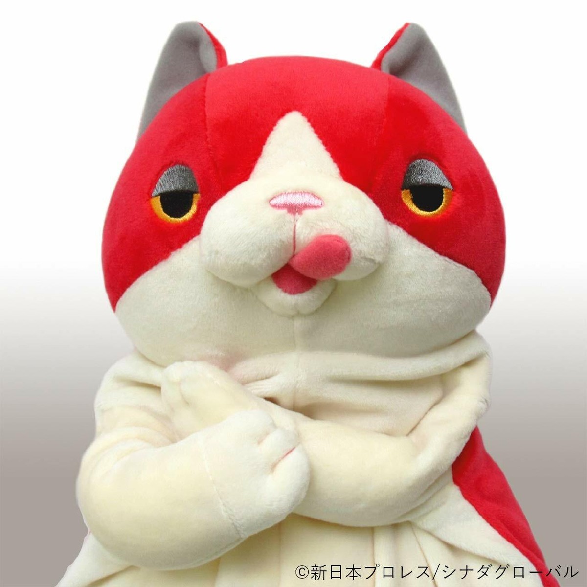 ushihito やわらかこいぬちゃん やわらかとらねこくん 2点セット NJPW MOCHINEKO Plush toy L NAORU TAKAHASHI New Japan Pro-Wrestling