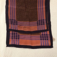 Vintage Silk  Rayon Scarf Anne Klein Long 11.5  X 48  Designer Made in Japan