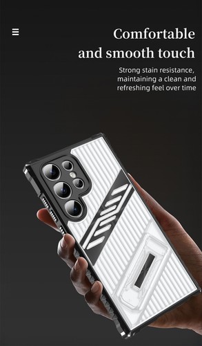 Shockproof Hybrid Armor Stand Hard PC Case For Samsung Galaxy S25 Edge S24 S23FE - Picture 11 of 26