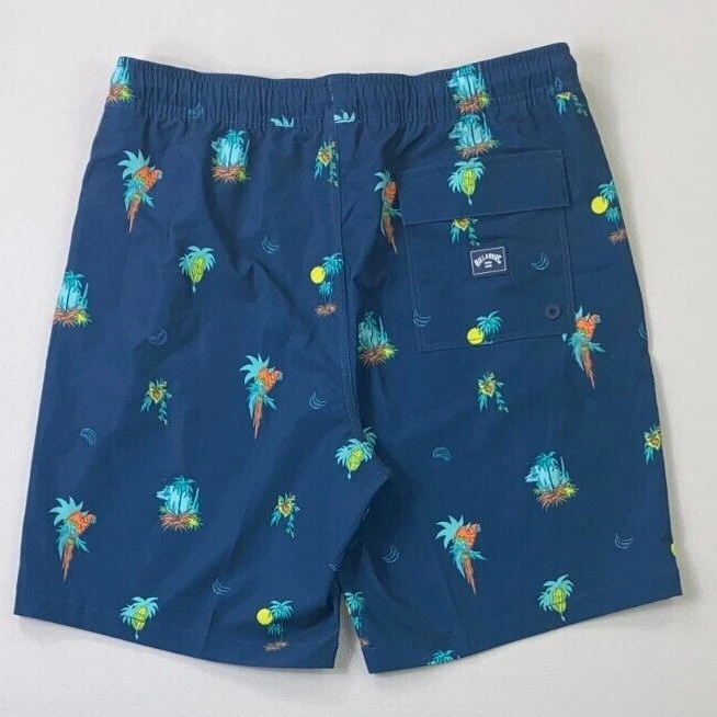 Pantalones cortos cómodos de tabla XL Billabong Recycler Sundays Laybacks cintura elástica para niños Foto 2 de 2