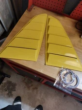 2015-2022 Ford Mustang  Quarter Panel Side Window Scoop Louver Cover