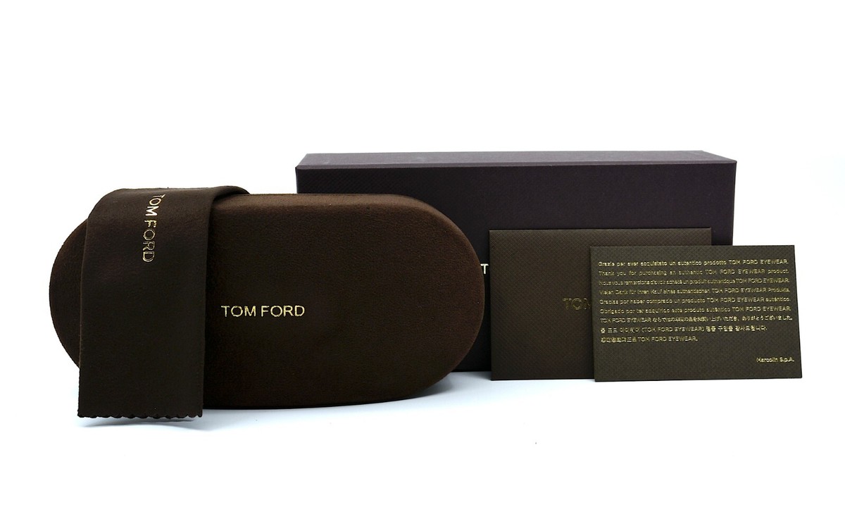 NEW TOM FORD TF1032-F/S 01A ROMY BLACK BLUE AUTHENTIC