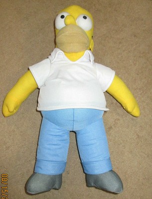 homer simpson stuffed toy