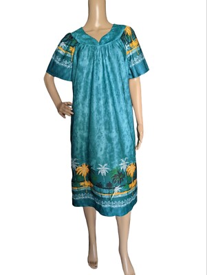 Vintage Anthony Richards Tropical Hawaiian House Dress Mumu Robe Size M | eBay Vintage Anthony Richards Tropical Hawaiian House Dress Mumu Robe Size M | eBay