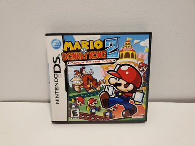Mario Vs Donkey Kong 2 March Of Mine Nitendo DS Case Only (G-0077)