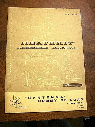 2 Heathkit Handbücher - HN-31 Cantenna and HD-1234 Coax Switch Manual - Original - Bild 4 von 5