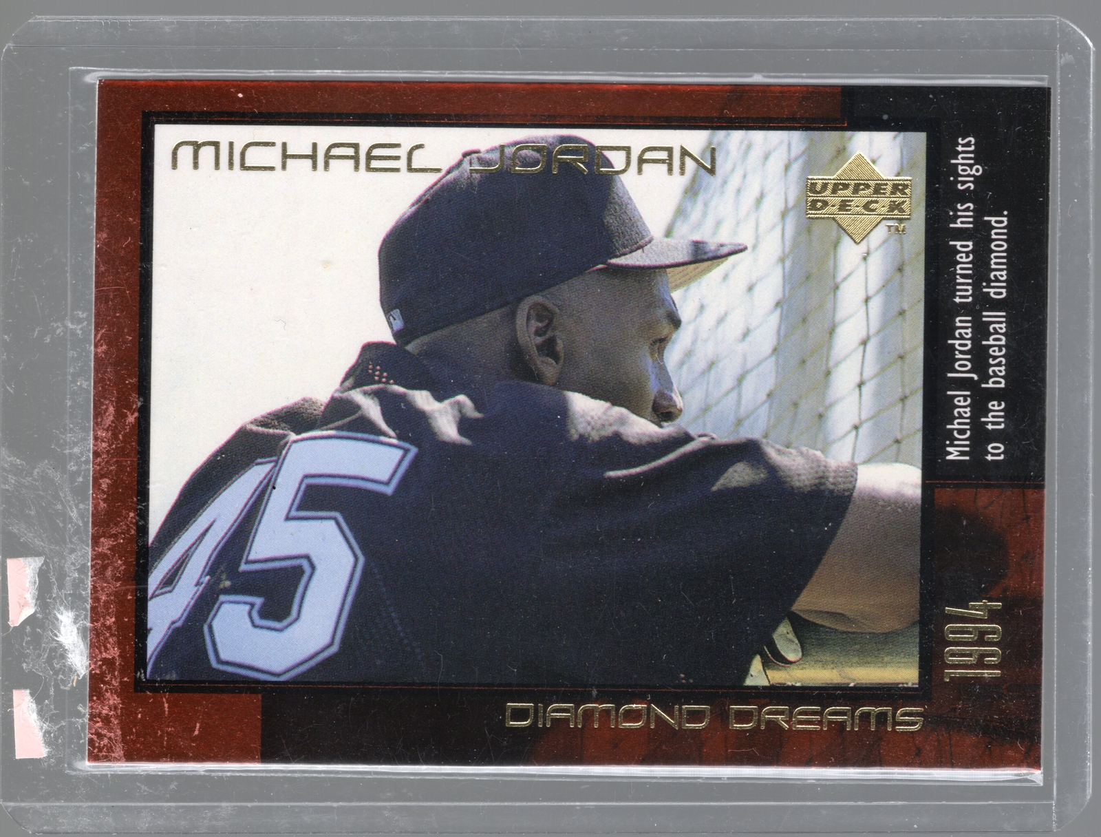 Michael Jordan  1999 Upper Deck Career Collection #46 Chicago White Sox Rookie