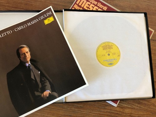 3x Box Set 33 Rpm GIUSEPPE VERDI Rigoletto Nabucco Messa da Requiem (Karajan) - Picture 8 of 10