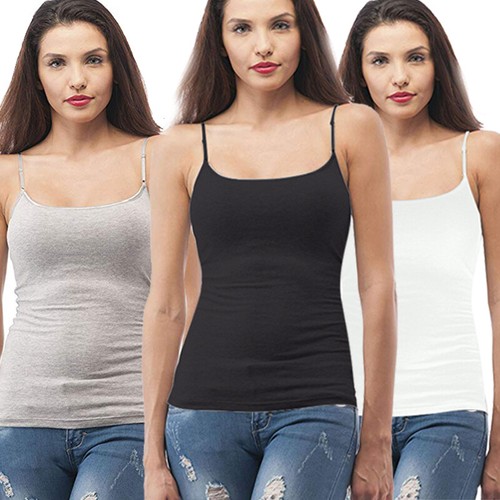 Womens Camisole with Shelf Bra Cotton 