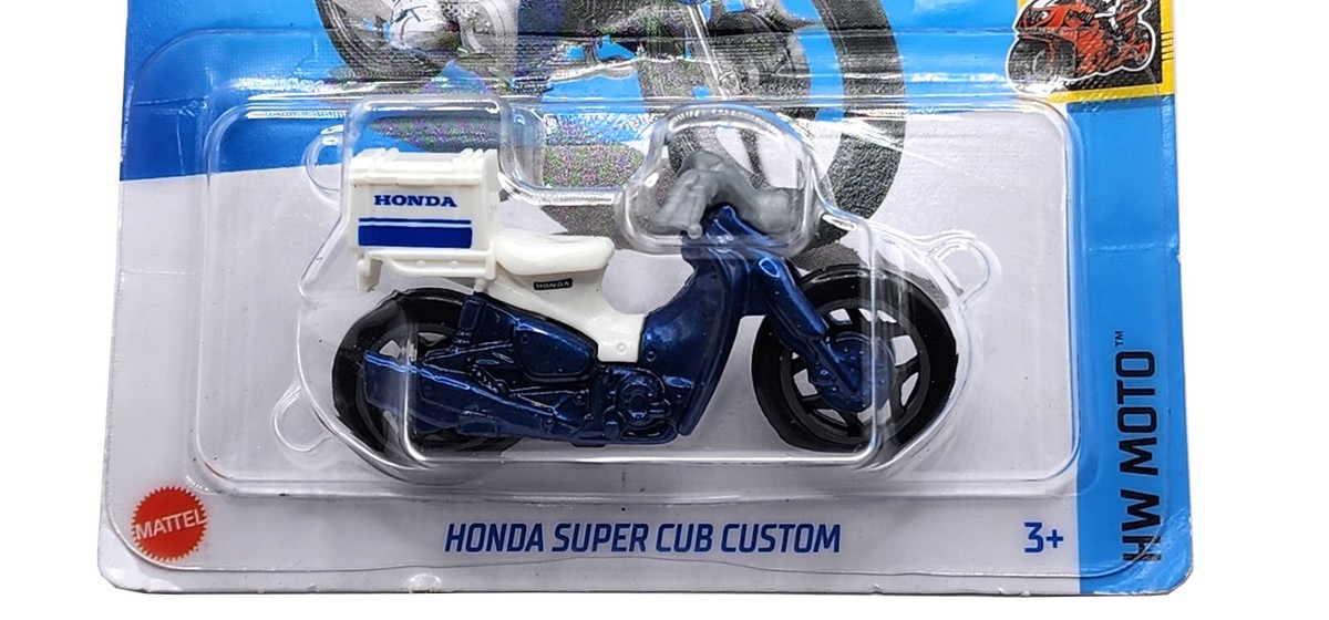 Hot Wheels Honda Super Cub Custom Kids Model Diecast Toy Car Bike