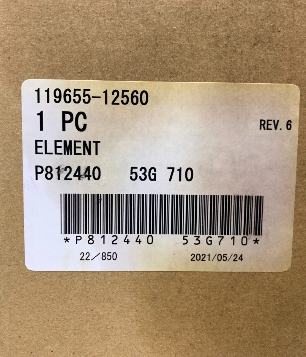 New OEM Yanmar Air Filter 119655-12560 | eBay