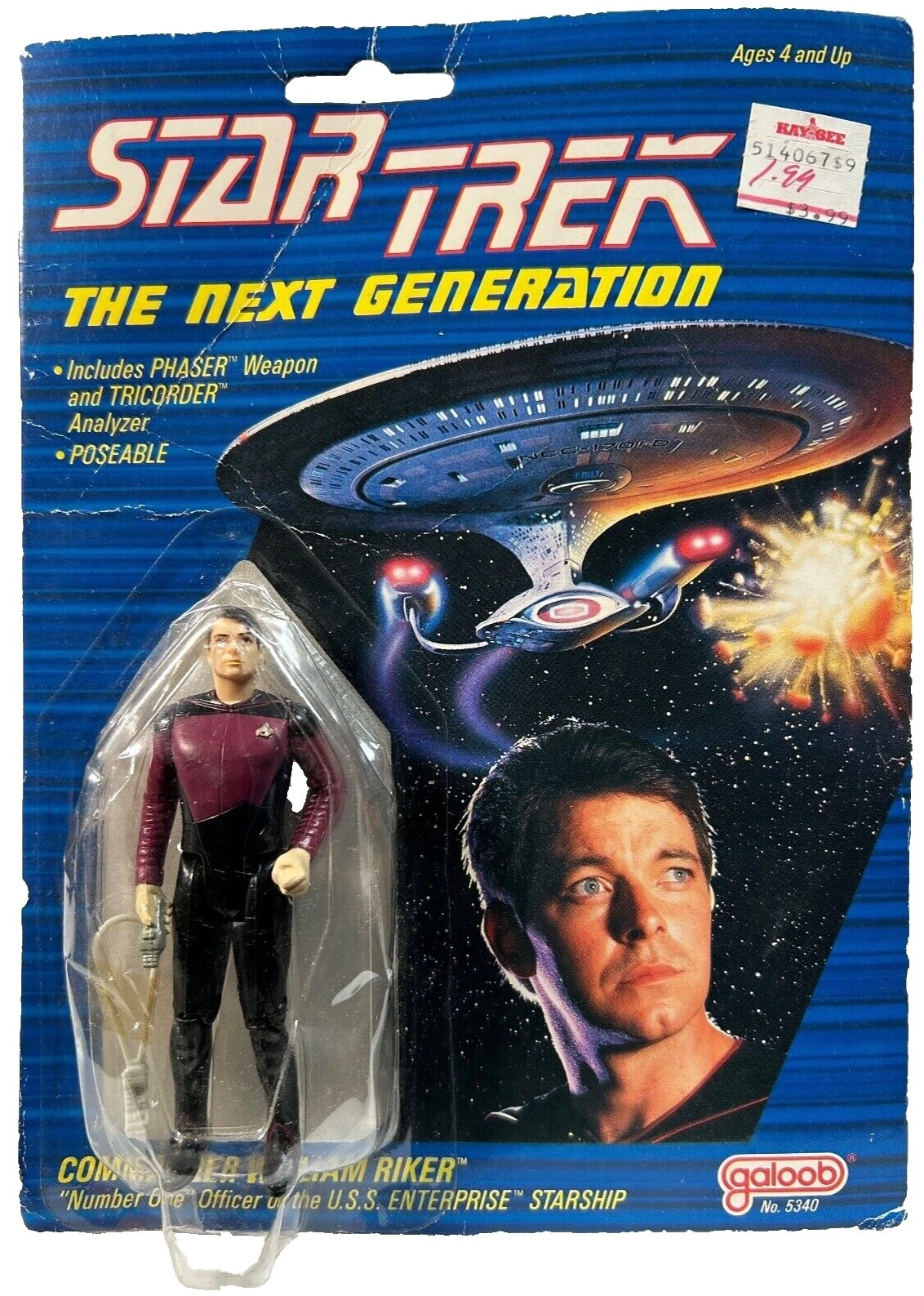 Figuras de acción alienígena Galoob y accesorios